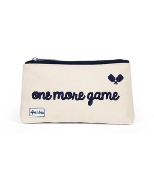 Ame & Lulu Brush It Off Cosmetic Case - White