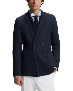 BOSS C-Hanry Double Breasted Sportcoat - Blue