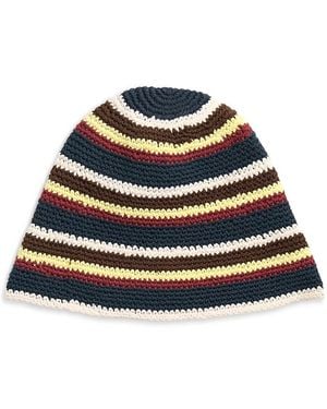Madewell Crochet Bucket Hat - Blue
