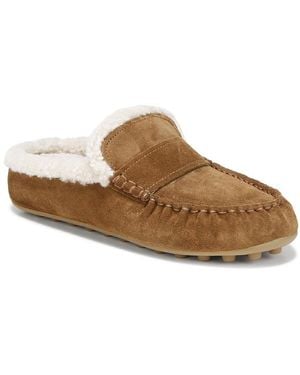 Vince Berkley Shearling Slippers - Brown