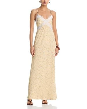 Rumored Sleeveless Maxi Dress - Natural