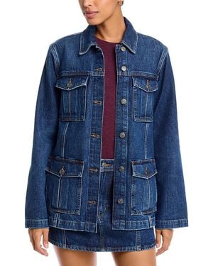 FRAME The Denim Utility Jacket - Blue