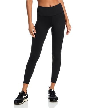 Aqua High Rise 7/8 Leggings - Black