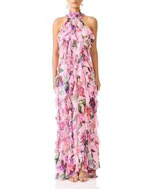 Elliatt Solene Halter Gown - Pink