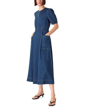 Whistles Midi Dress - Blue