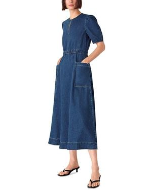 Whistles Midi Dress - Blue