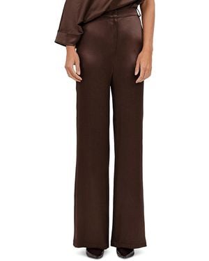 NonChalant Label Pauline Wide Leg Pants - Brown
