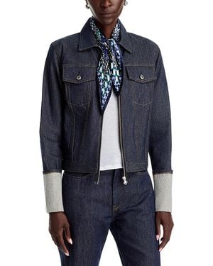 Echo Dots On Dots Pleated Diamond Scarf - Blue