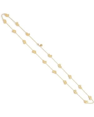 Anabel Aram Butterfly Coin Long Necklace, 32 - Metallic