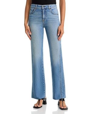 ASKK NY The Edge High Rise Straight Jeans - Blue