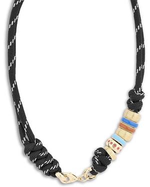Roxanne Assoulin Super Size Happy Cord Necklace, 14 - Black
