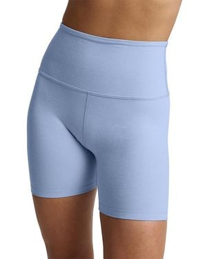 Beyond Yoga Spacedye Keep Pace Bike Shorts - Blue