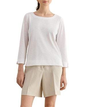Hobbs Martie Split Cuff Top - White