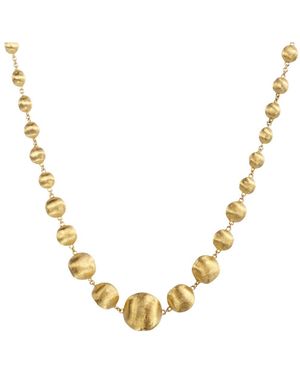 Marco Bicego Africa Collection 18K Bead Necklace, 17 - Metallic