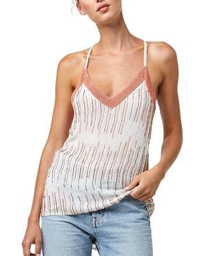AS by DF Ibiza Beaded Cami - White