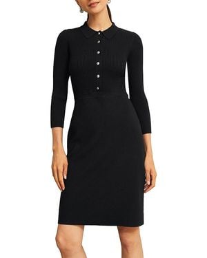 Hobbs Blanche Knitted Dress - Black