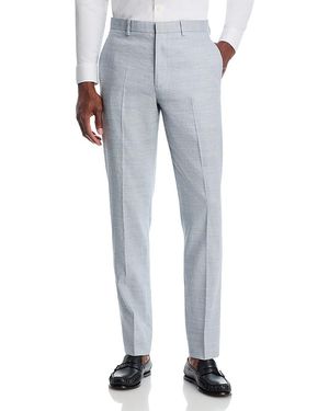 Theory Mayer Linen & Wool Slim Fit Suit Pants - Blue