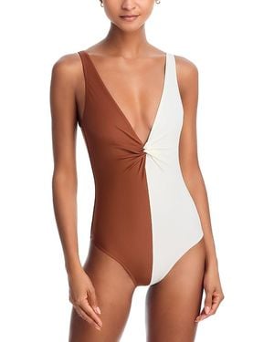 Solid & Striped The Enza One Piece Swimsuit - White