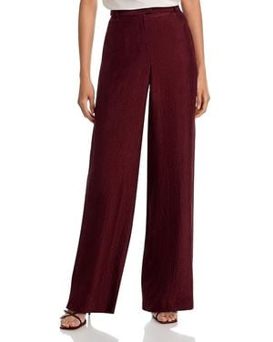 Jason Wu Crinkled Satin Pants - Red