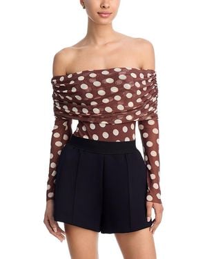 AFRM Maxine Mesh Bodysuit - Blue