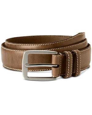 Allen Edmonds Yukon Leather Belt - Brown