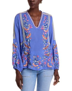 johnny was embroidered top