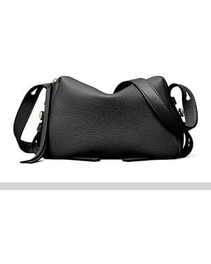 Tory Burch Romy Soft Leather Crossbody - Black