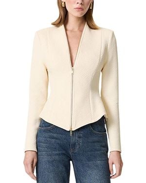 Nocturne Zipper Detailed Blouse - White