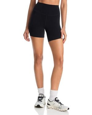 Splits59 Airweight High Waist 6 Pocket Biker Shorts - Blue