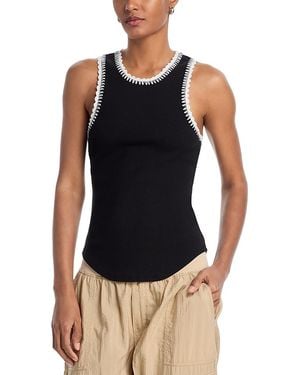 Cinq À Sept Crocheted Lizzie Tank Top - Black