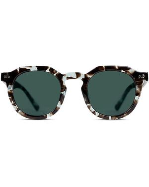 Izipizi Sun Echo Round Sunglasses, 52Mm - Green