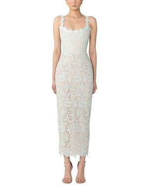 SAU LEE Coraline Lace Dress - White