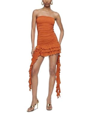 Ronny Kobo Ginara Mini Dress - Orange
