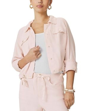 Splendid Denim Lounge Jacket - Pink