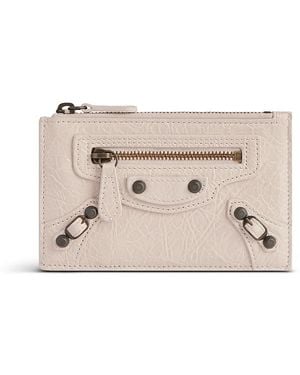 Balenciaga Le City Long Coin And Card Holder - Natural