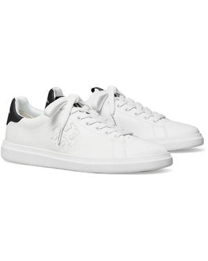 Tory Burch Double T Howell Court Sneakers - White