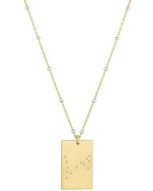 SET & STONES Zodiac Constellation Necklace - Metallic