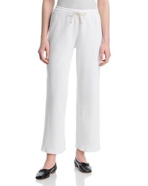 PERFECTWHITETEE Shane Waffle Pants - White