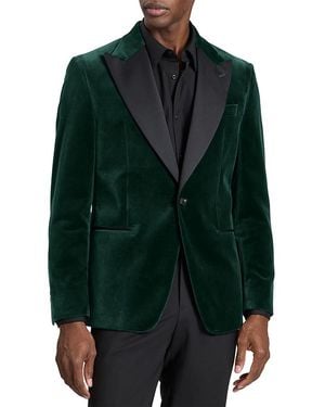 Ted Baker Webster Modern Velvet Jacket - Green