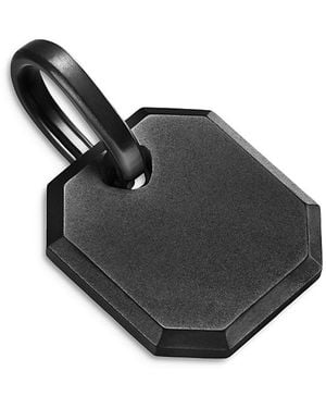 David Yurman Octagonal Amulet - Black