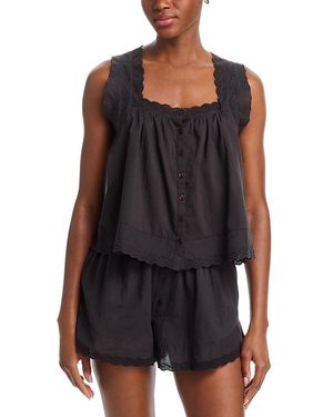 The Great The Eyelet Tank - Black