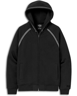 UGG Tasman Contrast Stitch Hooded Jacket - Black
