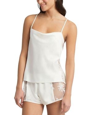 Rya Collection Darling Cowl Neck Cami Top - White