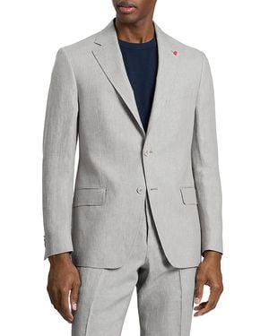 Ted Baker Winfred Modern Fit Solid Light Linen Jacket - Gray