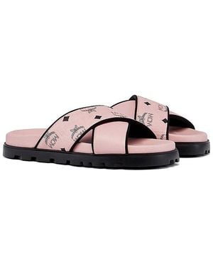 MCM Cross Sandal - Pink