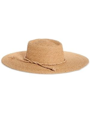 Hat Attack Sadie Raffia Hat - White