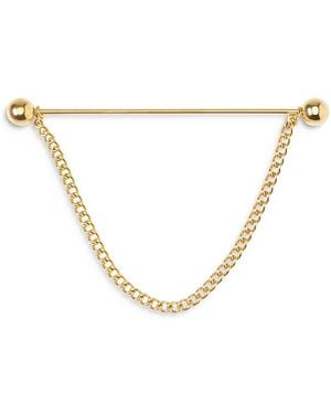 Cufflinks Inc. Stainless Steel Chain Collar Bar - Natural