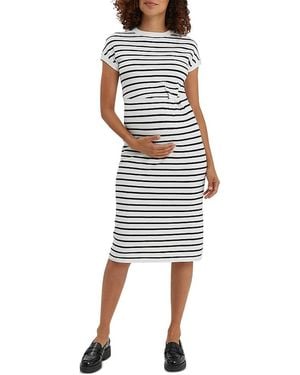 Nom Maternity Lydia Stripe Maternity Dress - Multicolor