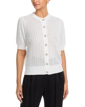Nancy Yang Eyelet Top - White