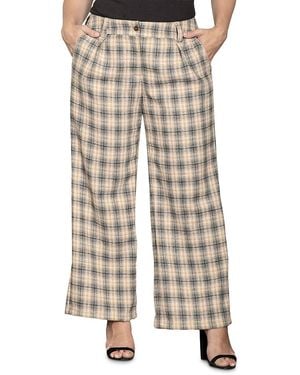 Standards & Practices Plus Size Wide Leg Pants - Natural